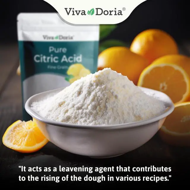 Alt view image 3 of 5 - Viva Doria 100% Pure Citric Acid, Food Grade, Fine Grain, 12 oz (340 g)