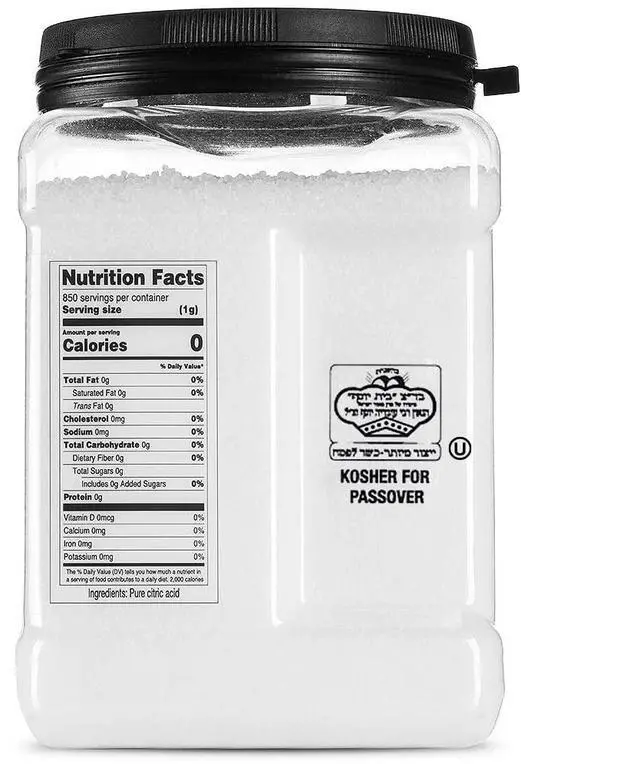 Alt view image 7 of 7 - Roots Circle All-Natural Citric Acid | 1 Pack - 1.87 Pounds | Kosher for Passover | Food-Grade Flavor Enhancer, Household Cleaner & Preservative | for Skincare, Cooking, Baking, Bath Bombs