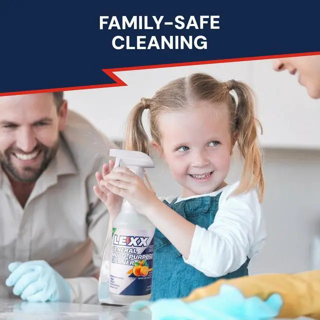 Alt view image 6 of 7 - LEXX® General Multi-Purpose Cleaner Spray, All Purpose Cleaner for Kitchen, Bathroom, Glass, Countertops and Appliances, Natural Citric Acid Formula, Non-toxic, No Bleach, 32 fl oz