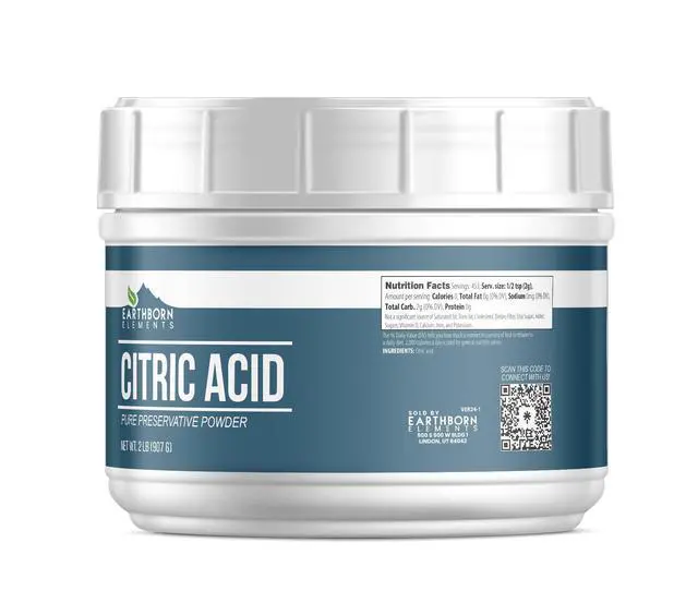 Alt view image 2 of 6 - Earthborn Elements Citric Acid, Food Safe, Preservative & Cleaner (2 Pound)
