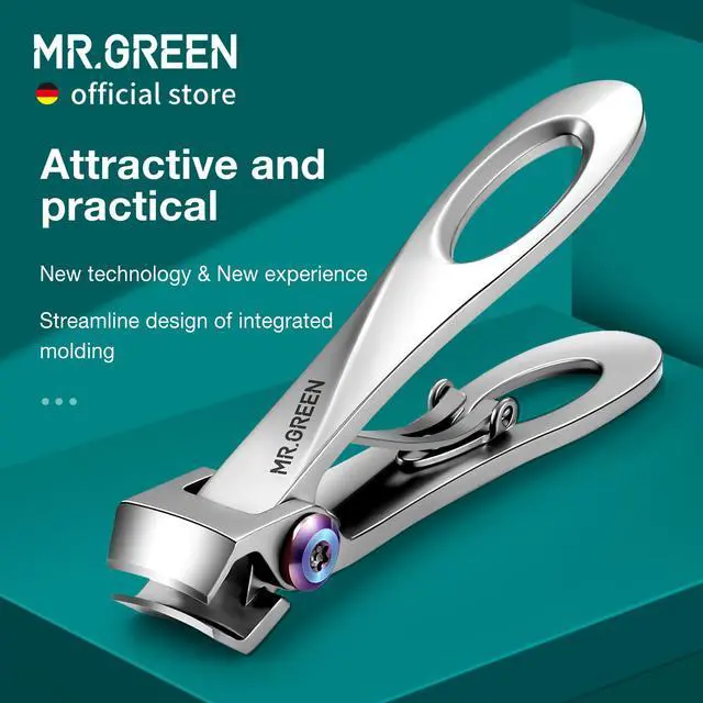 Alt view image 2 of 7 - Nail Clippers Wide Jaw Opening Stainless Steel Fingernail Clipper Thick Hard Toenail Cutter Manicure Scissors Tools (Nail Clipper (Large))