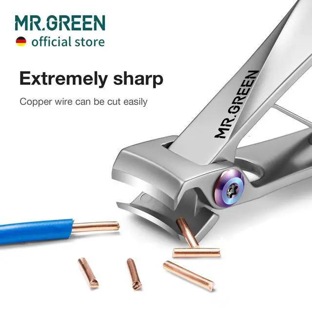 Alt view image 4 of 7 - Nail Clippers Wide Jaw Opening Stainless Steel Fingernail Clipper Thick Hard Toenail Cutter Manicure Scissors Tools (Nail Clipper (Large))