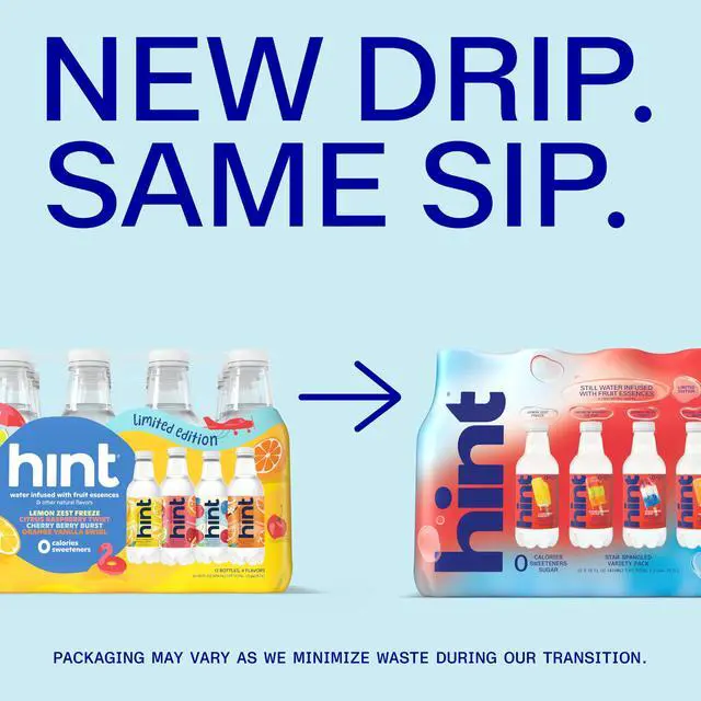 Alt view image 2 of 6 - Fruit-Infused Bottled Water, Star Spangled Variety Pack - Sugar Free Flavored Water with Zero Calories, Natural Fruit Essences, and No Artificial Sweeteners - 16 Fl Oz (Pack of 12)