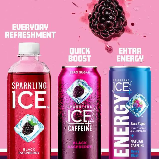 Alt view image 6 of 7 - Purple Variety Pack, Flavored Water, Zero Sugar, with Vitamins and Antioxidants, 17 fl oz, 12 count (Black Raspberry, Cherry Limeade, Orange Mango, Kiwi Strawberry)