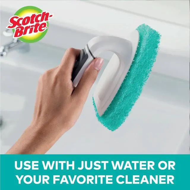 Alt view image 3 of 7 - Non-Scratch Tub & Tile Scrubber Refill Pads, (Pack of 6)