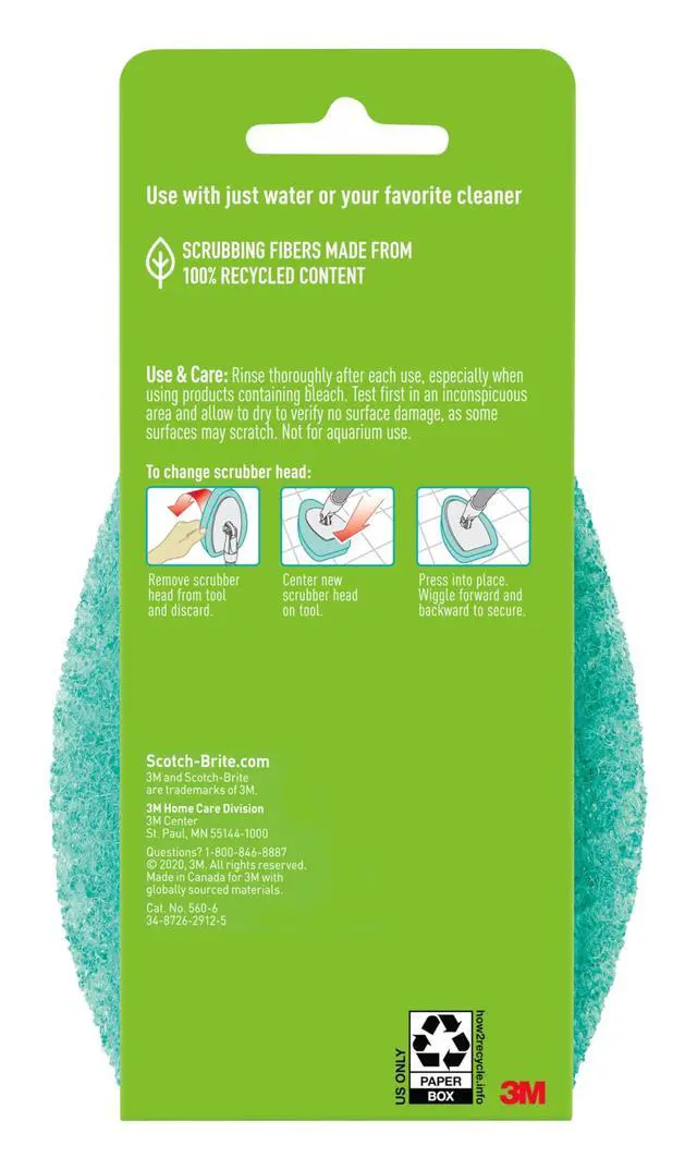 Alt view image 6 of 7 - Non-Scratch Tub & Tile Scrubber Refill Pads, (Pack of 6)