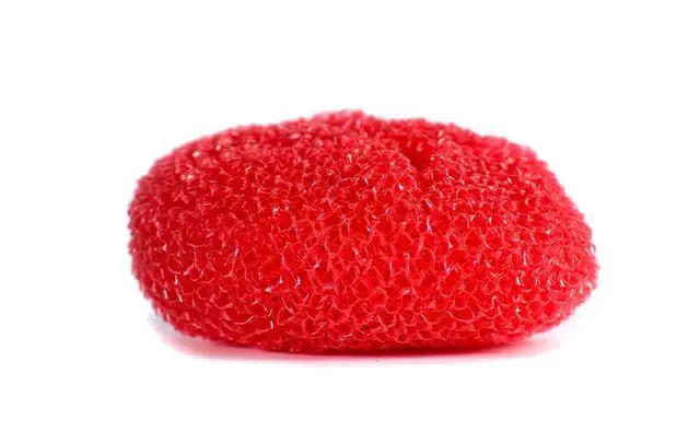 Alt view image 4 of 7 - 18 Round Nylon Dish Scrubber Scouring Pads - Assorted Colors Scourer Pads - Tough and Durable - Non-Scratch for Non-Stick Cookware