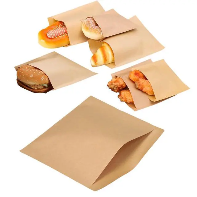 Alt view image 5 of 6 - Wax Paper Sandwich Bags, Grease Proof, 100 Pack, 6.3"x5.9"