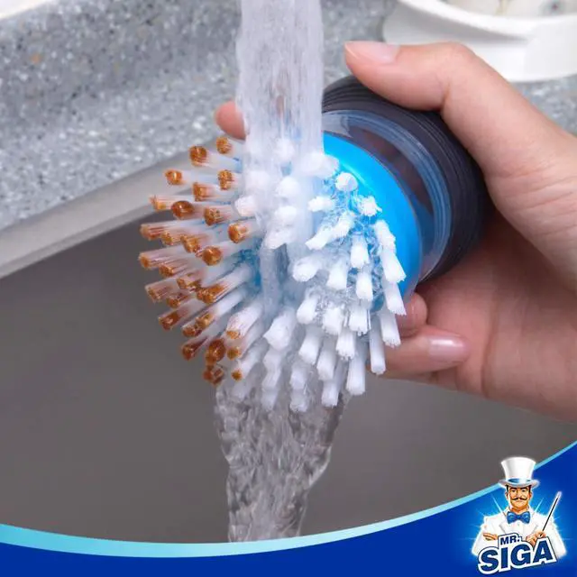 Alt view image 5 of 7 - Soap Dispensing Palm Brush Refill, Pack of 4