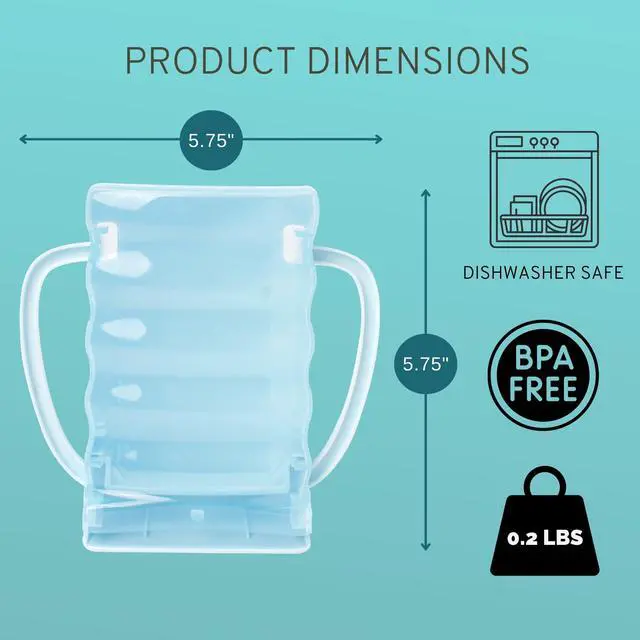 Alt view image 7 of 7 - Sip Wiz - Baby Pouch Holder No Squeeze Pouch Food Pouches & Juice Box Holder - Anti-Squeeze Yogurt Pouch Reusable Toddler Essentials 2 Pack