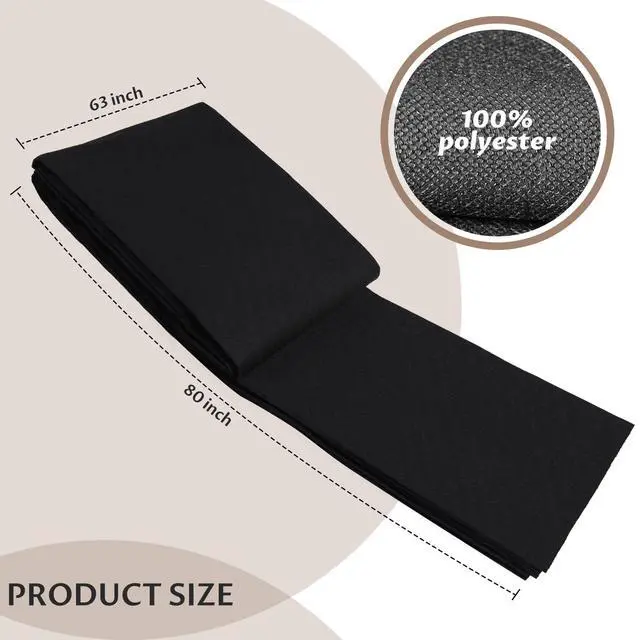 Alt view image 2 of 7 - Upholstery Cambric Dust Cover Fabric,63inchx80inch, Replacement Material for Bottom of The Sofas, Chairs, Conceals Frame and Staples Inside Furniture