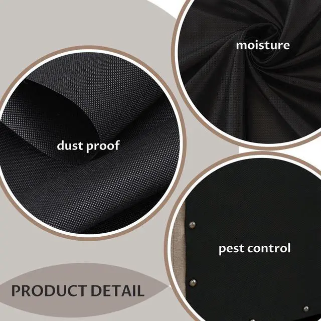 Alt view image 3 of 7 - Upholstery Cambric Dust Cover Fabric,63inchx80inch, Replacement Material for Bottom of The Sofas, Chairs, Conceals Frame and Staples Inside Furniture