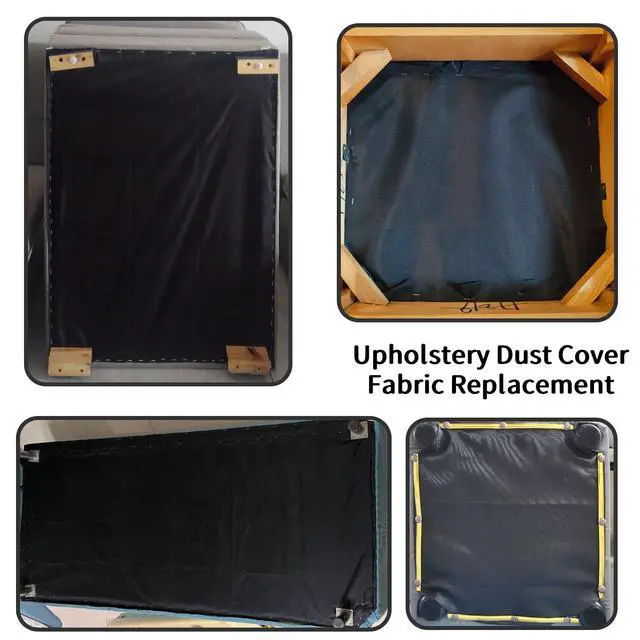 Alt view image 4 of 6 - Upholstery Cambric Dust Cover Fabric, 3 Yard x 60 inches, Replacement for Sofas Bottom, Chairs, Conceals Frame and Underside of Mattress Box Spring or Foundation