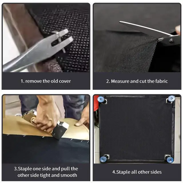 Alt view image 6 of 7 - Upholstery Cambric Dust Cover Fabric, 60 Inch x 3 Yard, Replacement Material for Bottom of the Sofas, Chairs, Conceals Frame and Staples Inside Furniture
