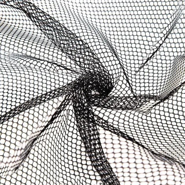 Main image of 59" x 72"(2 Yards) Black Mesh Fabric