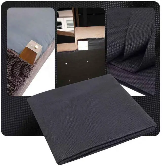 Main image of Upholstery Cambric Dust Cover Fabric 60 Inch x 3 Yard Replacement Bottom Replacement for Underside of Mattress Box Spring or Foundation, Sofas, Chairs, Conceals Frame and Staples Inside Furniture