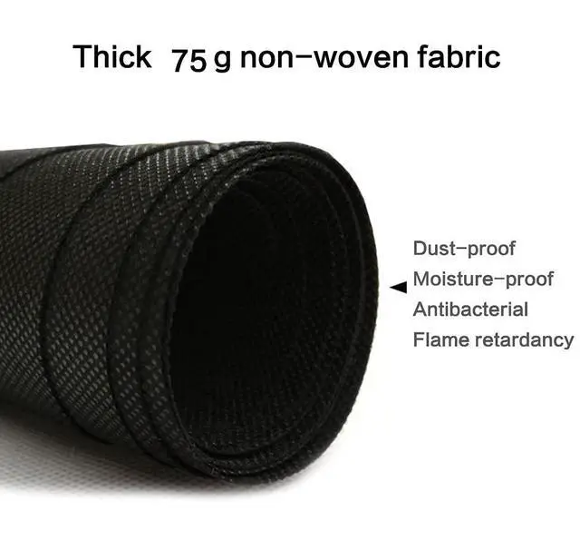 Alt view image 3 of 6 - W 39inch by L 118inch Upholstery Cambric Dust Cover Fabric Replacement,Bottom Cloth Nonwoven Dust Cover for Chairs,Underside of Upholstered Furniture