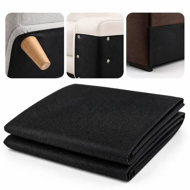 Main image of 40" x 3 Yard Thickened & Durable Cambric Dust Cover Fabric, Nonwoven Upholstery Bottom Cloth Replacement for Mattress Box Spring Foundation Chair Furniture Dust Protection