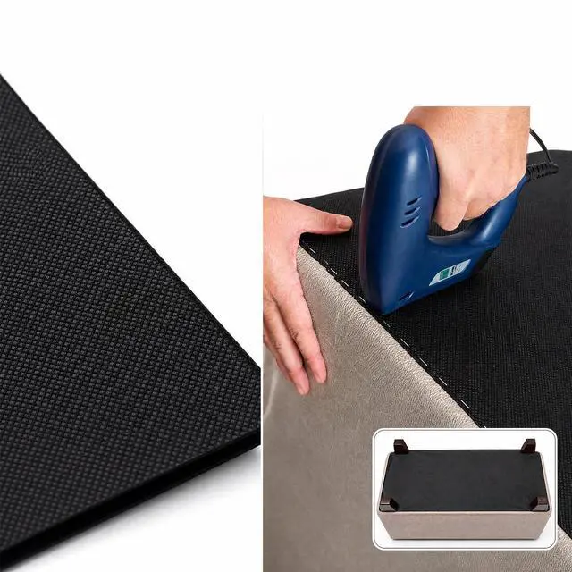 Alt view image 2 of 7 - 40" x 3 Yard Thickened & Durable Cambric Dust Cover Fabric, Nonwoven Upholstery Bottom Cloth Replacement for Mattress Box Spring Foundation Chair Furniture Dust Protection