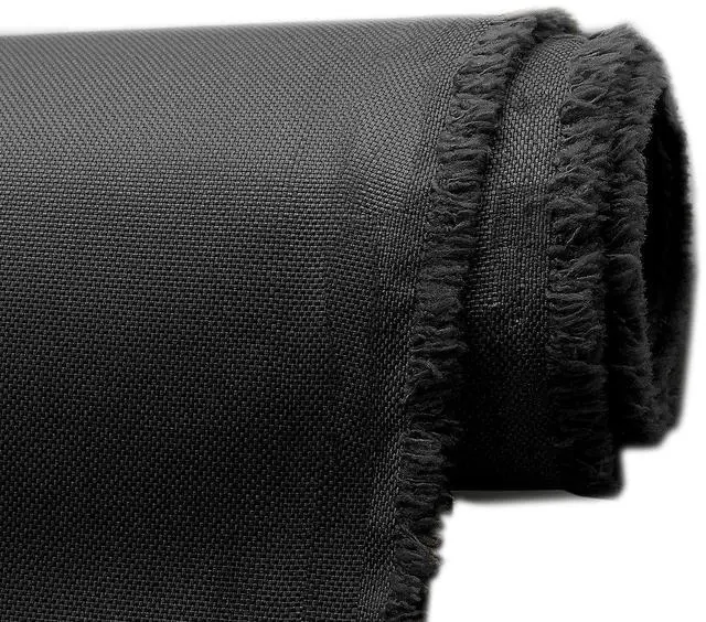 Main image of 600D Oxford Fabric by The Yard, 58'' Wide Heavy Duty Waterproof Polyester Fabric, Outdoor Fabric for Bags, Covers, Furniture, Sewing DIY Projects, 1 Yard Black
