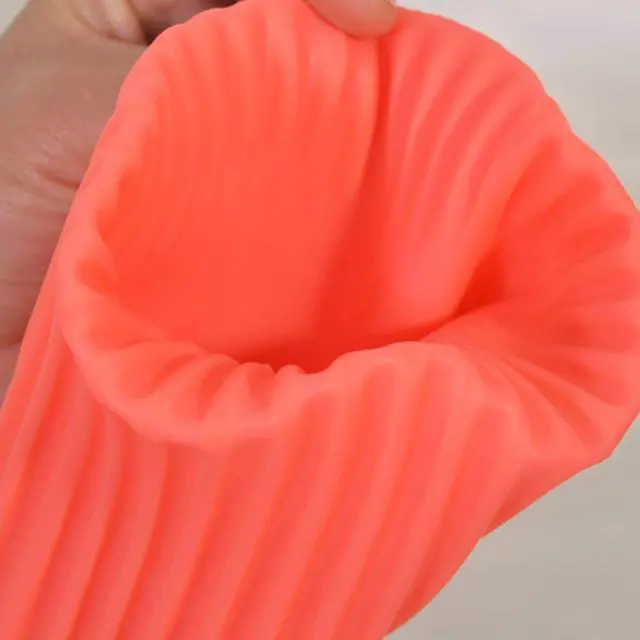 Alt view image 4 of 7 - 22.05" Long Cuff Natural Latex Cleaning Gloves, Reusable Non-Slip