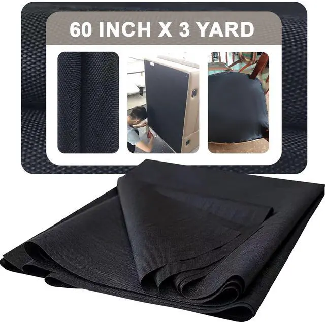 Main image of Upholstery Cambric Dust Cover Fabric, 60 Inch x 3 Yard Fabric Replacement for Underside of Mattress Box Spring or Foundation, Bottom Cloth Nonwoven Dust Cover for Chairs