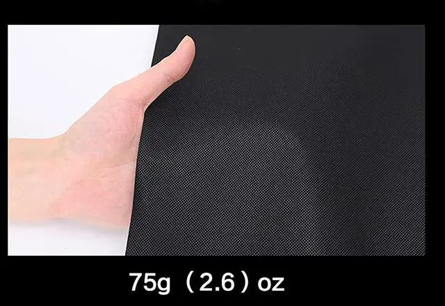 Alt view image 4 of 6 - Upholstery Black Cambric Dust Cover Fabric Replacement 62" x 118"(Fire Retardant Dust Cover Fabric 3yds)