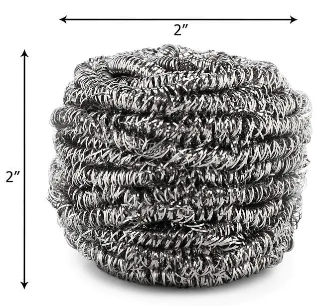 Alt view image 3 of 7 - Pack Stainless Steel Scourers by Scrub It