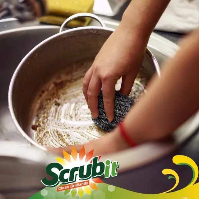 Alt view image 7 of 7 - Pack Stainless Steel Scourers by Scrub It