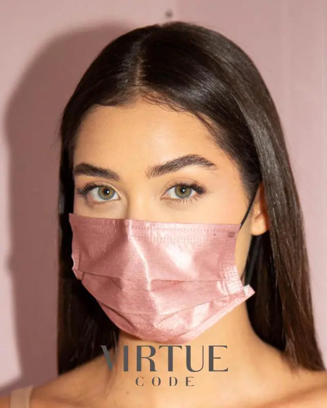 Alt view image 4 of 7 - Support Face Masks - Soft 3 Ply Comfort Face Masks, Colorful Disposable Face Mask 50 Pack. Earth Tones Colored Masks. Adults Mens and Womens Disposable Face Masks