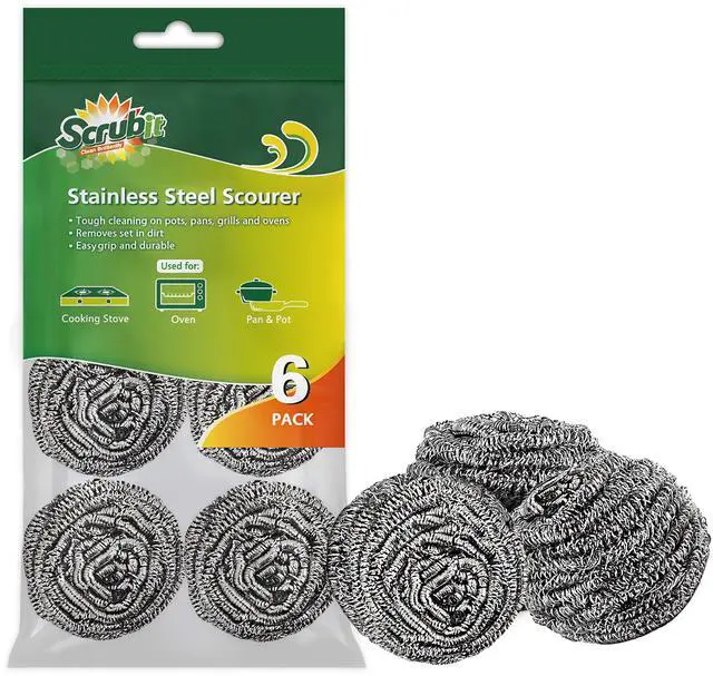 Main image of Steel Wool Scrubber Pad