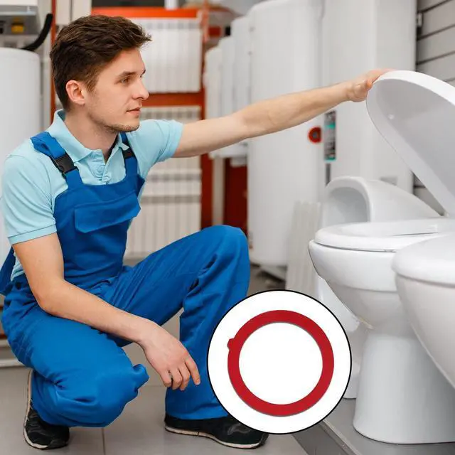 Alt view image 4 of 6 - Flush Valve Seal for Kohler, Compatible Kohler Flush Valve Seal,Silicone Material Toilet Ring Seal GP1059291, Canister Flush Valve Toilet Tank Gasket, Toilet Tank Parts Gasket(2-Pack)