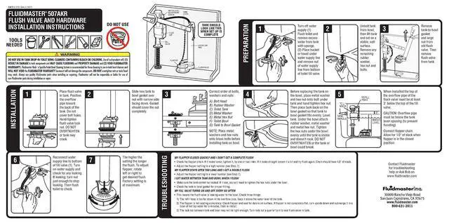 Alt view image 4 of 6 - 507AKP7 PerforMAX Universal High Performance 2-Inch Toilet Flush Valve Repair Kit with Gasket and Bolts