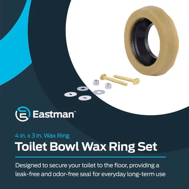 Alt view image 2 of 6 - Eastman 40007 Toilet Bowl Wax Ring Set, 4 inch x 3 inch