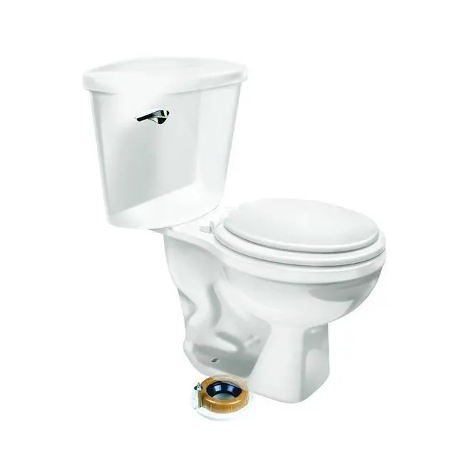 Alt view image 2 of 3 - 7513 Extra Thick Wax Toilet Bowl Gasket with Flange, for 3-Inch and 4-Inch Waste Lines