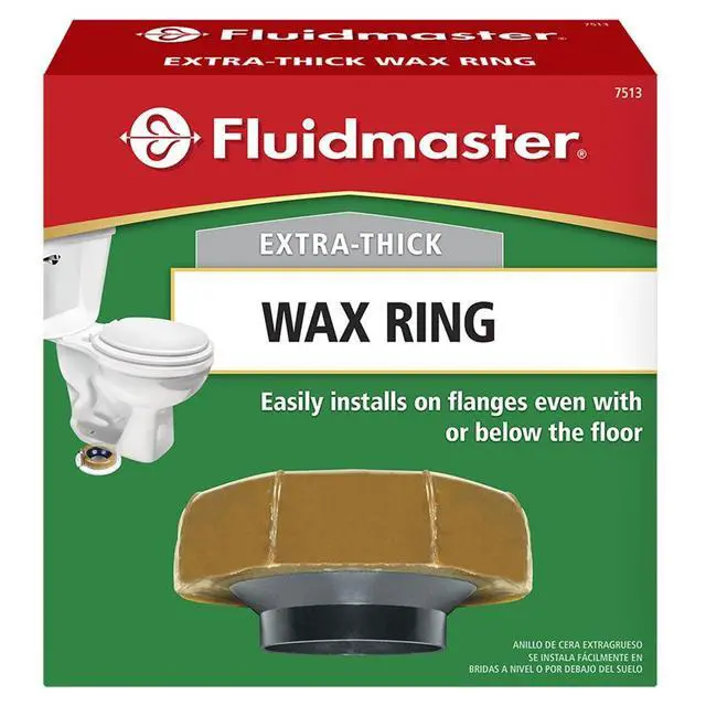 Alt view image 3 of 3 - 7513 Extra Thick Wax Toilet Bowl Gasket with Flange, for 3-Inch and 4-Inch Waste Lines