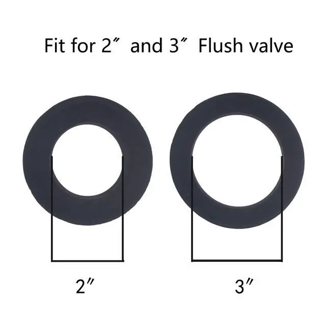 Alt view image 2 of 6 - Universal Toilet Tank To Bowl Gasket,2 Kind Gasket and 2 Sets 5/16*3.15 inch Stainless Steel Heavy Duty Rustproof Bolt Hardware Kit,Fits Most 2-Inch and 3-Inch flush valve opening 2-Piece Toilet Tanks