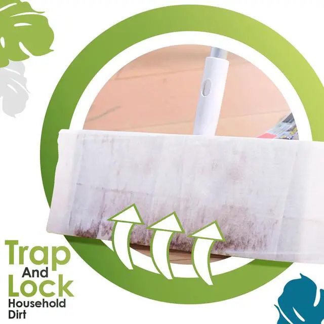 Alt view image 2 of 6 - Bamboo Floor Wipes|20 Wipes|Natural Bamboo Rayon|Soft and Durable|Works on Wood,Laminate,Tile|Compatible with Most Floor Cleaning Tools|Environmentally Friendly Product|Single