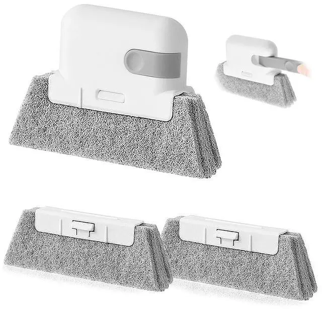 Main image of Window Cleaning Brush,Multifucation Groove Cleaning Brush for Household Use, 3 in 1 Window Sliding Door Track Cleaner, Sill, Tile Lines, Shutter, Car Vents, Keyboard, Small Spaces Clean Kit