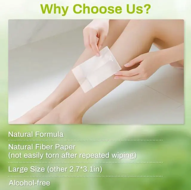 Alt view image 4 of 7 - 20PCS Post Wax Wipes - After Waxing Calming Oil Wipes Post Wax Care for Body Facial Waxing Remover Aftercare Product for Hair Removal After Wax Care Remove Residue Waxing Aftercare Supplies