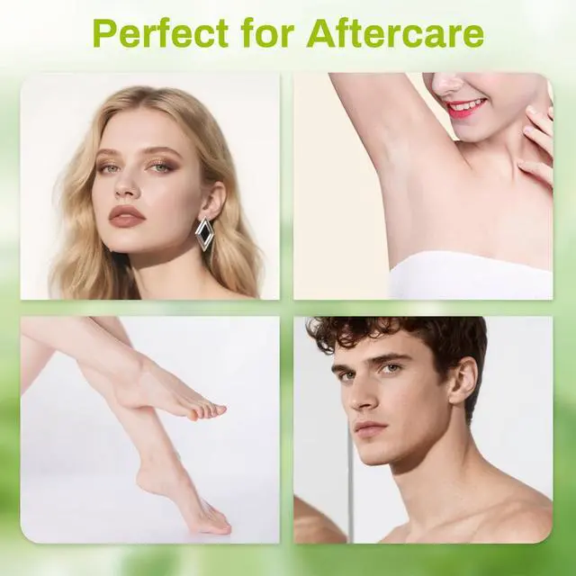 Alt view image 6 of 7 - 20PCS Post Wax Wipes - After Waxing Calming Oil Wipes Post Wax Care for Body Facial Waxing Remover Aftercare Product for Hair Removal After Wax Care Remove Residue Waxing Aftercare Supplies