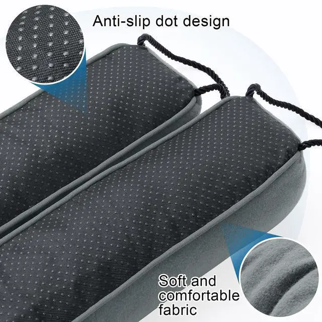 Alt view image 7 of 7 - 36 Inch Door Draft Stopper, Blocks Hot Cold Air with Removable Washable Cover, Gaps Up to 3 Inch, All-Season Noise and Wind Seal, Under Draft Stopper for Bottom of Door Window, Grey