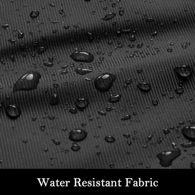 Alt view image 2 of 7 - Water Resistant Door Draft Stopper Blocks Hot and Cold Air with Removable Washable Cover for Bottom of Door, All-Season Seal for Wind, Door Sweep for Gaps Up to 3", Home Essentials, 36", Black