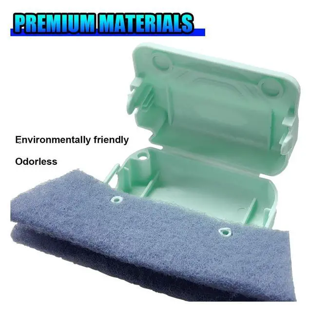 Alt view image 5 of 6 - 2PCS Magic Window Track Cleaner, Window Groove Cleaning Brush Tools Set, Hand-held Window Track Cleaner, Vehicle Clean Accessory for Sliding Door, Sill, Tile Lines, Shutter, Car Vents (GN&PK)
