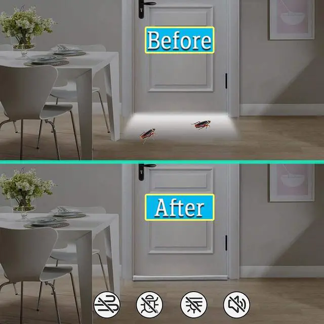 Alt view image 3 of 6 - Door Draft Stopper, Pure Cotton Soundproof Door Sweep for Interior and Window, Twin Door Sweep Weather Stripping Blocker Guard, 21-42 inch Adjustable Under Door Draft Stoppers, Machine-Washable