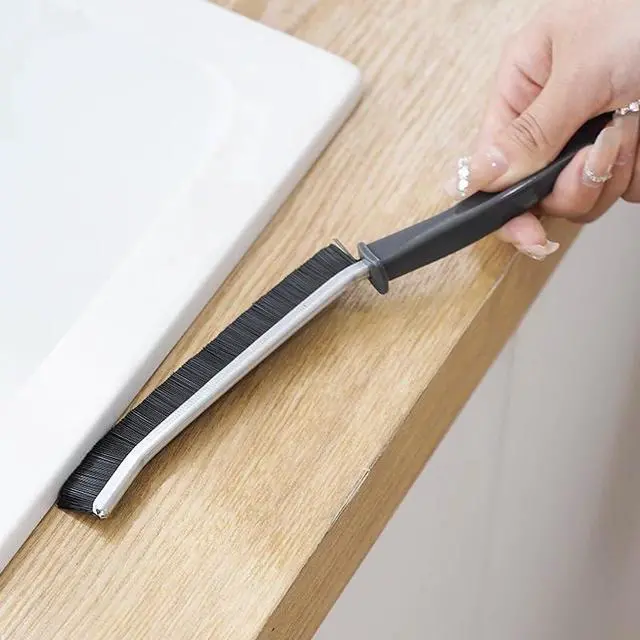 Alt view image 7 of 7 - Window Track Cleaning Tool Set, 4Pcs Washable Sponge Brushes with Corner Scraper & Detachable Head, Deep Clean for Window Grooves, Sliding Doors, Tile Grout, Air Vents & Keyboard Gaps
