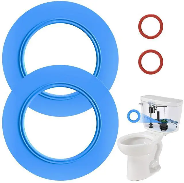Main image of Flush Valve Seal for American Standard & Eljer Toilets, 2 Pcs Toilet Tank Parts Leak-Proof Upgraded Silicone Replacement for 7301111-0070A, for Champion 4 & Titan 4 Models with O Rings