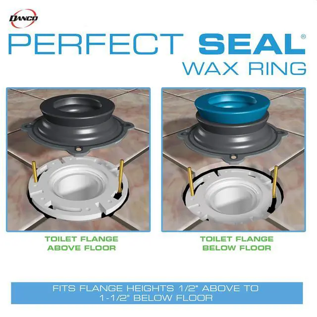 Alt view image 2 of 7 - All-in-One Toilet Installation Kit, Perfect Seal Wax Ring & Zero Cut Bolts, Toilet Repair, Wax-Free, Mounting Toilet Bolts (10879X)