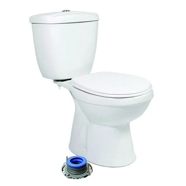 Alt view image 6 of 7 - All-in-One Toilet Installation Kit, Perfect Seal Wax Ring & Zero Cut Bolts, Toilet Repair, Wax-Free, Mounting Toilet Bolts (10879X)