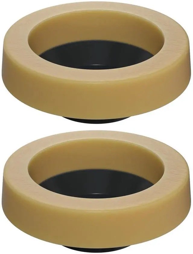 Main image of 2 Pack Toilet Wax Ring, Thick Toilet Bowl Wax Ring Gasket for Toilet Bowl, Polyethylene Flange- Gas, Odor and Watertight Seal, Fits 3-inch and 4-inch Waste Line